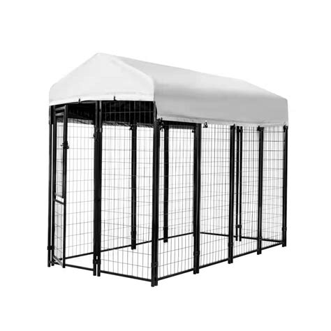 steel boxed kennel kit|welded wire kennel kit.